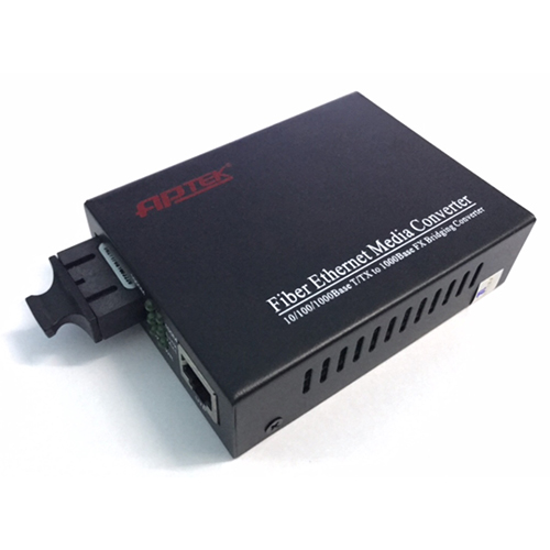 APTEK AP100-20B Media converter (B), 100Mbps, Tx1550/Rx1310, Single Mode, 1 sợi, 20km