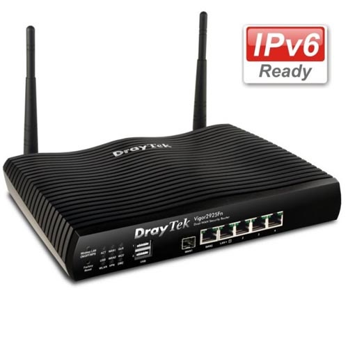Draytek Vigor 2925Fn FTTH Dual WAN Wireless VPN Router