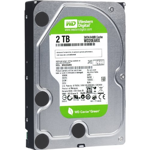 WD Caviar Green 2TB SATA Hard Drives (WD20EARX)