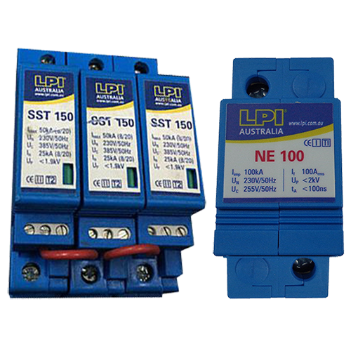 Thiết bị cắt sét LPI 3xSST150B-480 +NE15B