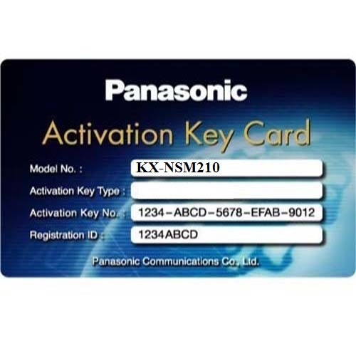 KX-NSU210 Activation key mở rộng tính năng 10 user sử dụng email